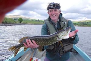 pike fly fishing Trawsfynydd reservoir