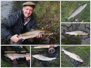 salmon fishing Welsh Dee llangollen