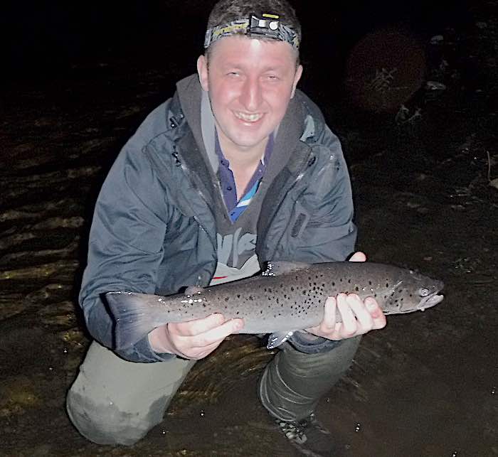 Sea trout fishing at night on the beautiful Welsh Dee