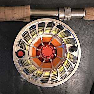 Airflo V2 reel fly fishing with streamers