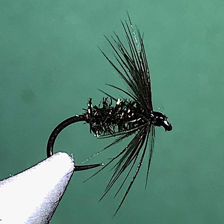 12 pack of Olive Spandex Spider Fishing Flies Mixed sizes 10 12 