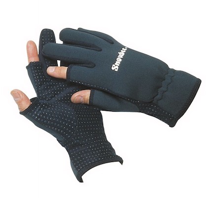Snowbee Neoprene gloves for winter fly fishing