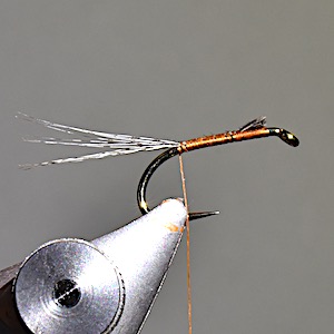 March Brown dry fly - stage 1