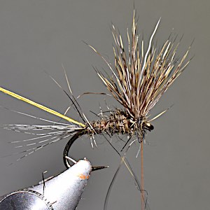 March Brown dry fly - stage 5