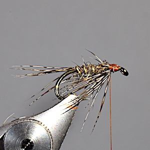 March Brown wet fly stage 6