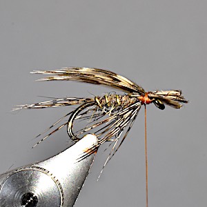 March Brown wet fly stage 7