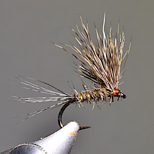 March Brown fly - dry upright