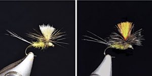 Paradun Olive dry flies