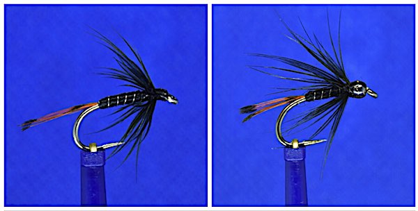 12 Wet Trout Flies – Black & Peacock Mixed Pack – Sizes 10/12/14 – Troutflies UK