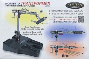 Stonfo Transformer rotary fly tying vise
