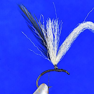 Black Gnat dry fly - stage 3