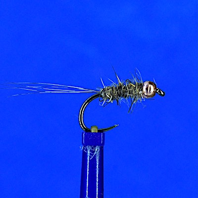Hare's ear nymph 400w trout fly for april