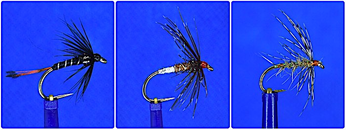 Team of wet flies for January