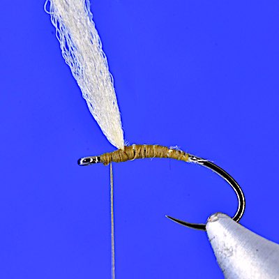 Klinkhammer fly tying stage 1