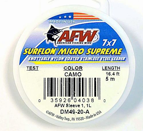 Wire trace for pike fly fishing